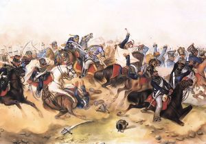 Batalla de Tápióbicske [1849] entre el ejército independentista húngaro y el austríaco.